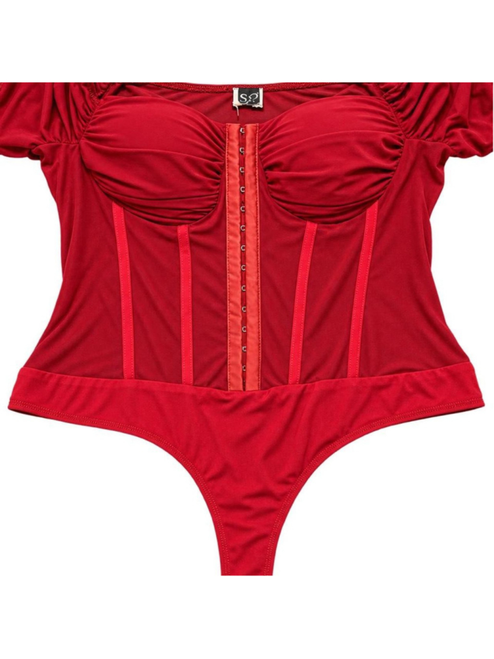 Windsor red corset bodysuit size Medium